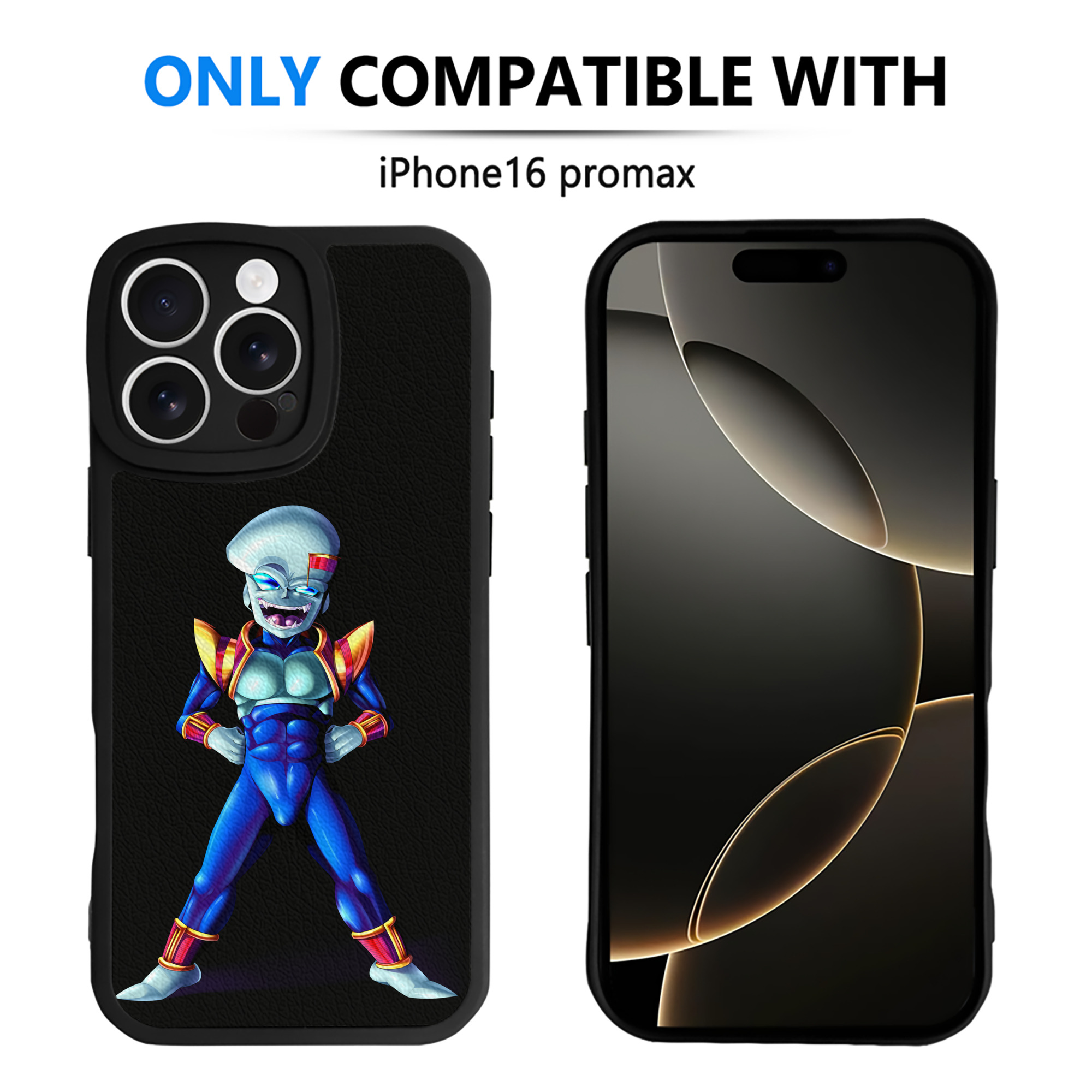 （画像用） ドラゴンボール DRAGON BALL 【iPhone 16シリーズ対応】シリコンスマホケース（レザー調） 材質：シリコン